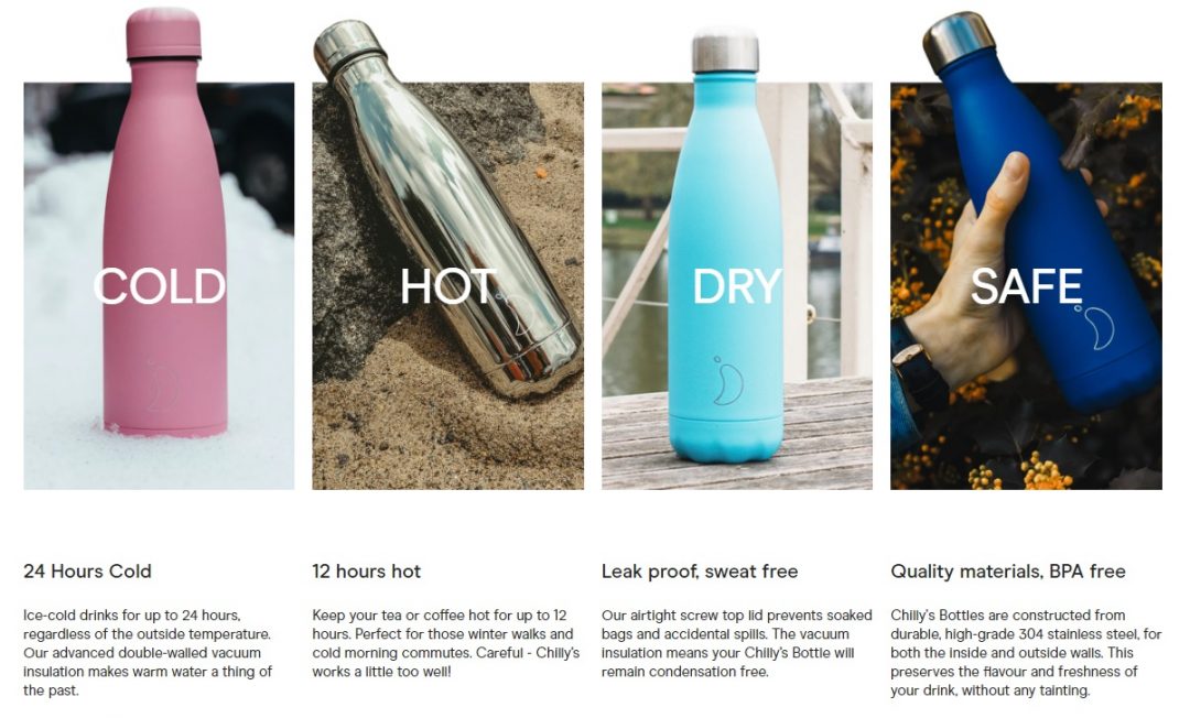 Promotional Chilly's Bottles Beechleigh Promotions