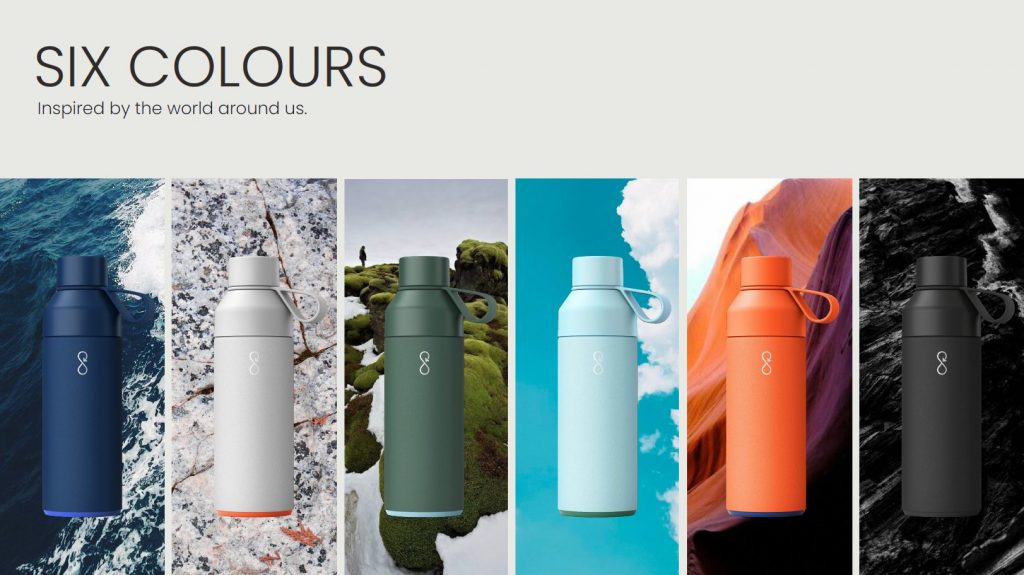 Promotional Ocean Bottle Colours