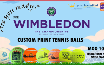 Serve Up Your Brand This Summer – Get Wimbledon Ready with Beechleigh Promotions